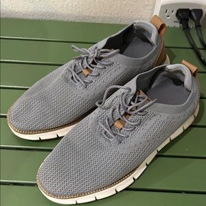 Gray Knit Men's Sneakers